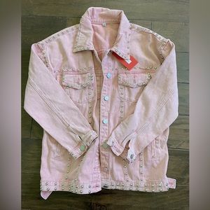 Women’s Pink Denim Jacket